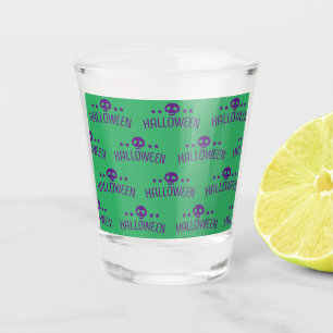 Verre A Shot Halloween crâne