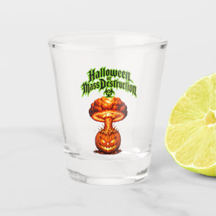 Verre A Shot Halloween de destruction massive Citrouille toxiqu