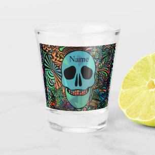 Verre A Shot Halloween Hippie Skull Thunder_cove