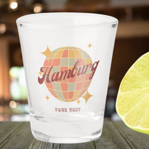 Verre A Shot Hambourg Deutschland Retro Vintage
