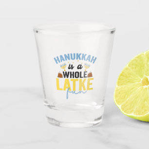 Verre A Shot Hanoukka est une chanuka juive amusante et tout La