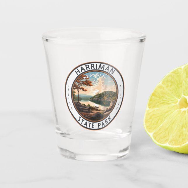Verre A Shot Harriman State Park New York Badge (Devant)