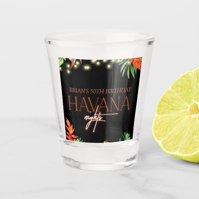 Verre A Shot Havana Nights, Havana Nights Party, Tropical (Devant)