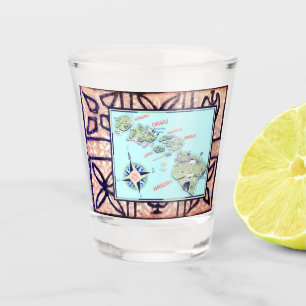 Verre A Shot Hawaii Tapa