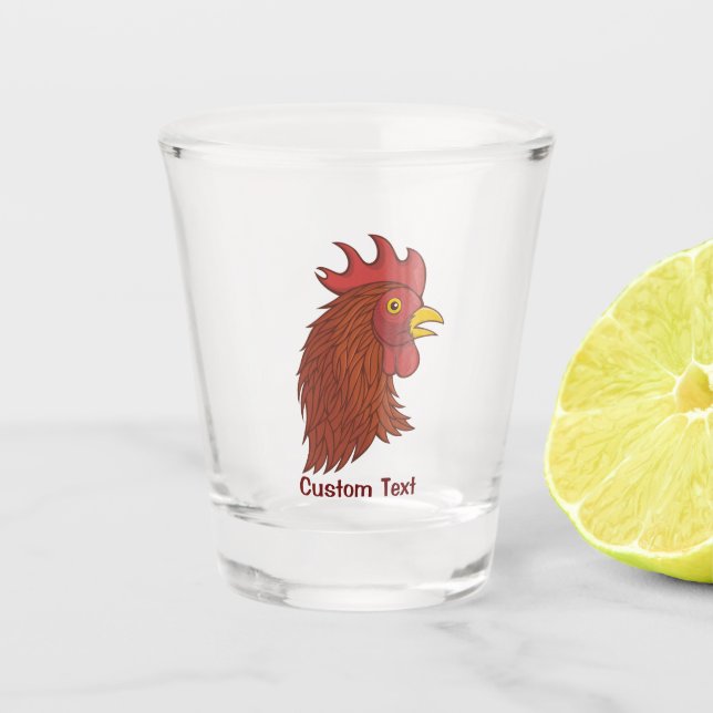 Verre A Shot Head des Rooster (Devant)