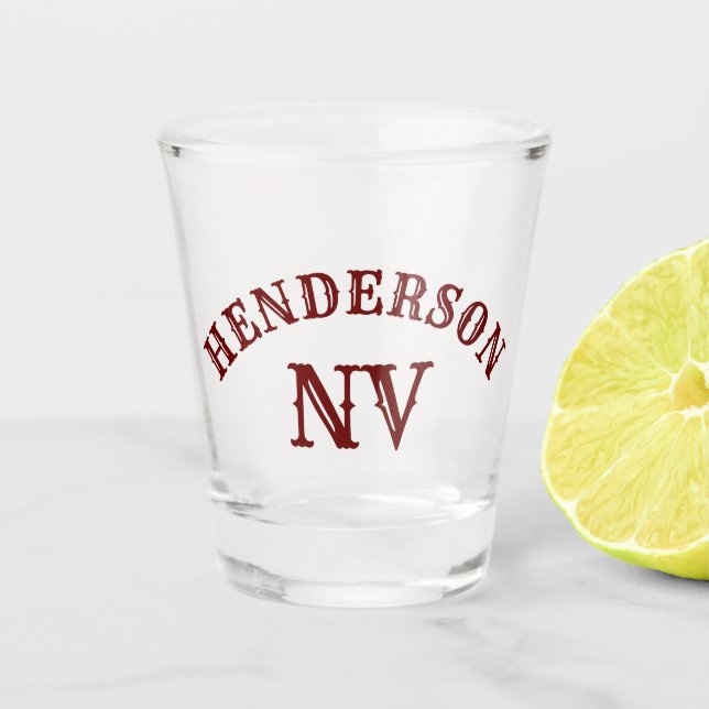 Verre A Shot Henderson, Nevada (Devant)