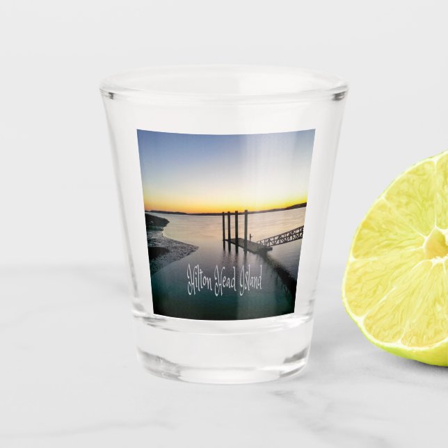 Verre A Shot Hilton Head Island Caroline du Sud (Devant)