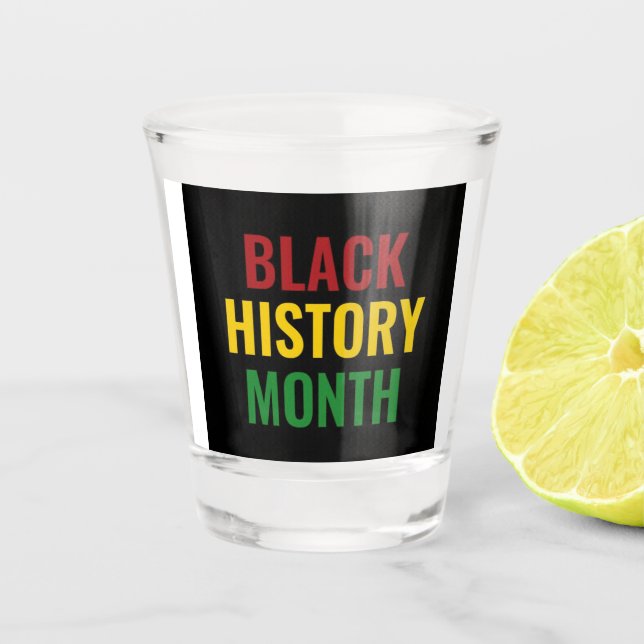 VERRE A SHOT HISTOIRE NOIRE MOIS BHM (Devant)