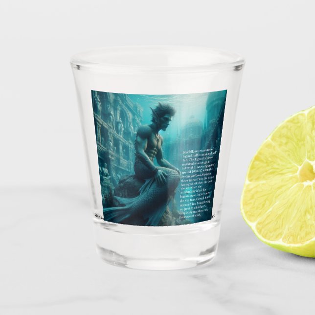 Verre A Shot Homme marin (Devant)