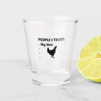 VERRE A SHOT HORS CONFIANCE