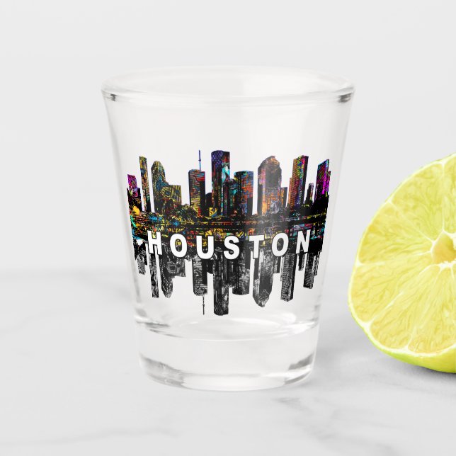 Verre A Shot Houston Texas en graffiti (Devant)