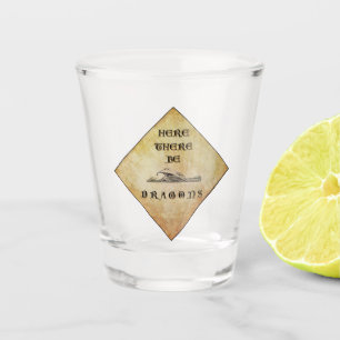 Verre A Shot Ici Il Y A Des Dragons