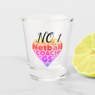 Verre A Shot Idée personnalisée de cadeau de car de net-ball