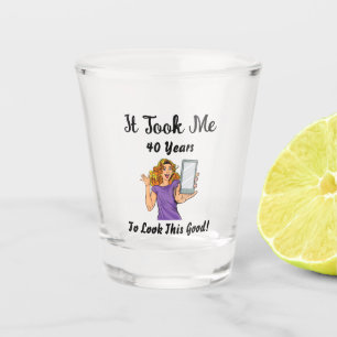 Verre A Shot il m'a fallu 40 ans pour avoir l'air si bon
