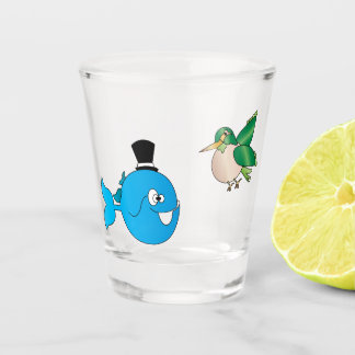 Verre A Shot Il pesce che amava l'uccellino