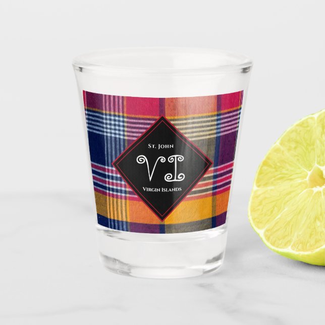 Verre A Shot Îles Vierges américaines St. John USVI Madras USVI (Devant)