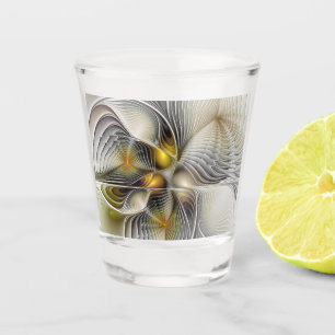 Verre A Shot Illusion Optique Abstrait 3D Fractal Avec Profonde