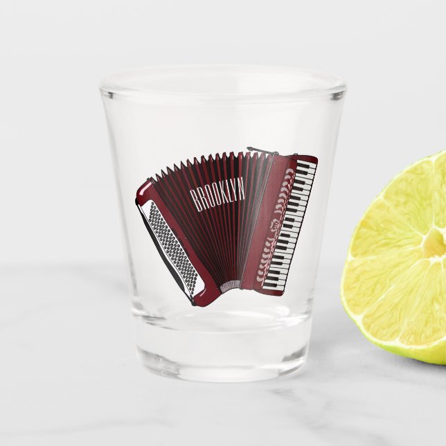 Verre A Shot Illustration d'accordion (Devant)