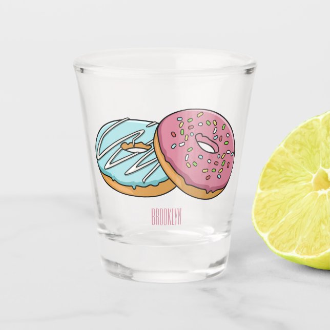 Verre A Shot Illustration de Donut (Devant)