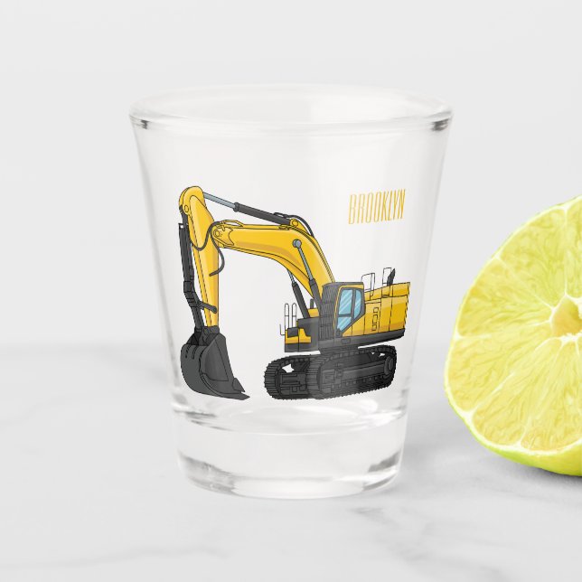 Verre A Shot Illustration de la pelle Crawler (Devant)