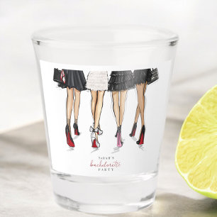 Verre A Shot Illustration de mode pour l'enterrement de vie de 