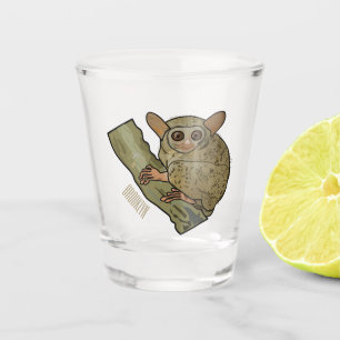 Verre A Shot Illustration de Tarsier