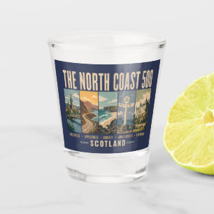 Verre A Shot Illustration des monuments de la North Coast 500 e