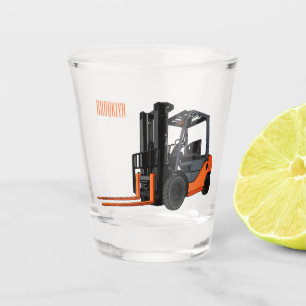 Verre A Shot Illustration du chariot élévateur