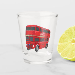 Verre A Shot Illustration d'un bus à deux étages