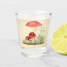 illustration vintage d'un champignon