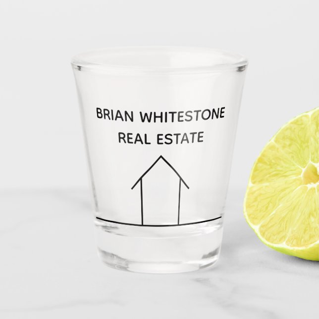 Verre A Shot Immobilier Société Moderne Custom Home Realtor (Devant)