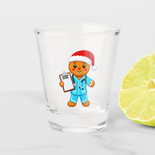 Verre A Shot Infirmière en pain d'épices Noël 2026 Vacances San