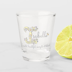 Verre A Shot Isabelle nom décoratif personnalisé signifiant