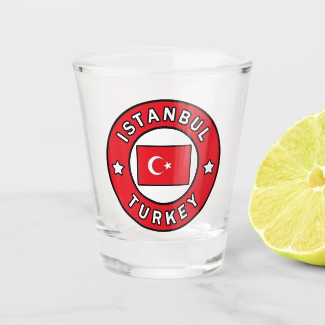 Verre A Shot Istanbul Turquie (Devant)