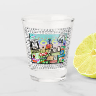 VERRE A SHOT ITINÉRAIRE 66