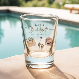 Verre A Shot JADE Bohemian Napa Vin Pays Bachelorette