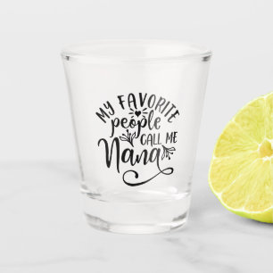 Verre A Shot J'Aime Être Grand-Mère