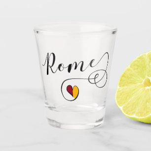 Verre A Shot Je Coeur Rome, Roma, Italie