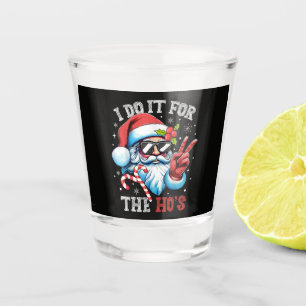 Verre A Shot Je le fais pour les Ho's Funny Christmas Santa