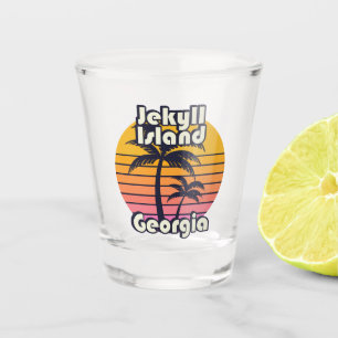 Verre A Shot Jekyll Island Beach Géorgie