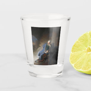 Verre A Shot Jérémie pleurant sur la chute de Jérusalem, Rembra