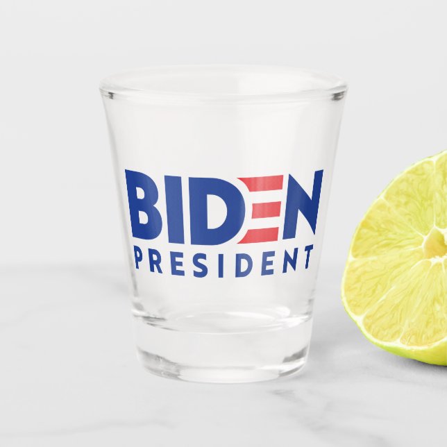 Verre A Shot Joe Biden 2020 Biden pour le président (Devant)