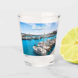 Verre A Shot Joli Mallorca Espagne Port de Cala d`Or Souvenir