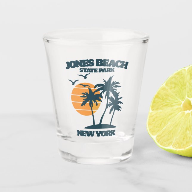 Verre A Shot Jones Beach Long Island New York (Devant)