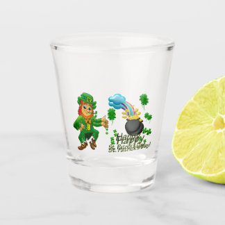 Verre A Shot Joyeuse Saint-Patrick Lutins Arc-en-ciel
