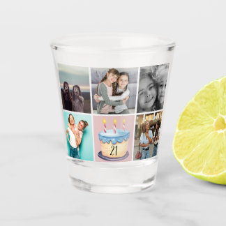 Verre A Shot Joyeux 21 anniversaire Meilleure fête d'amis 5 pho