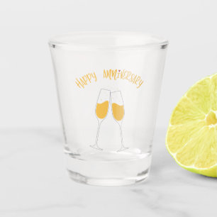 Verre A Shot Joyeux anniversaire