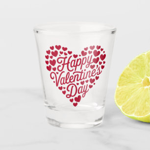 Verre A Shot Joyeux Valentines Day Valentine Love Heart