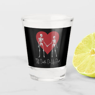 Verre A Shot Jusqu'à la mort faisons-nous partie de squelette n