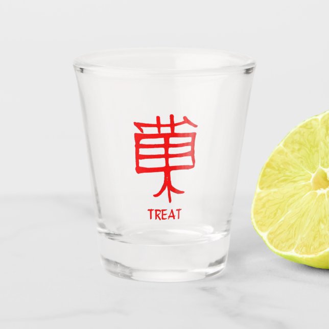 Verre A Shot Kanji Treat (Devant)